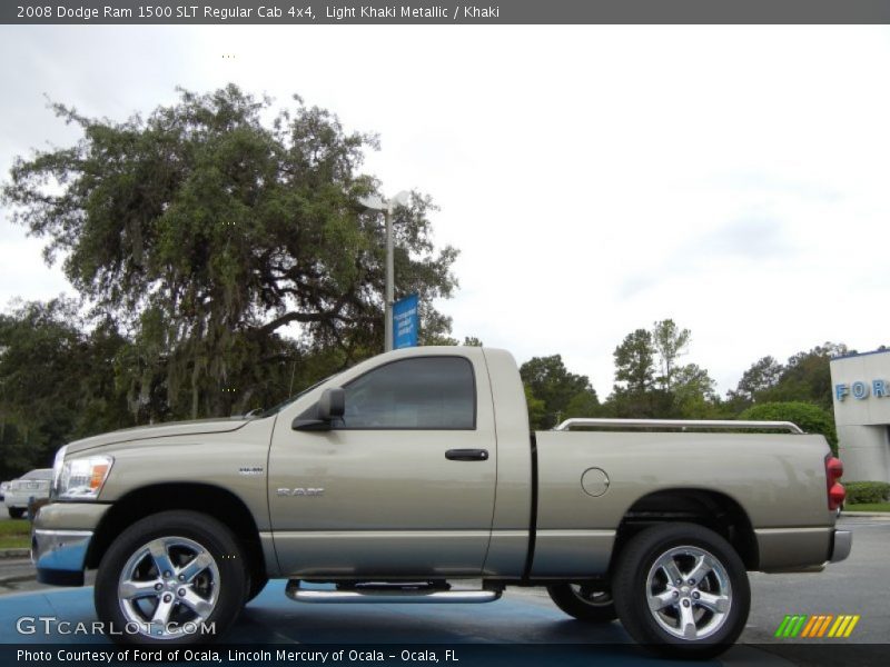  2008 Ram 1500 SLT Regular Cab 4x4 Light Khaki Metallic