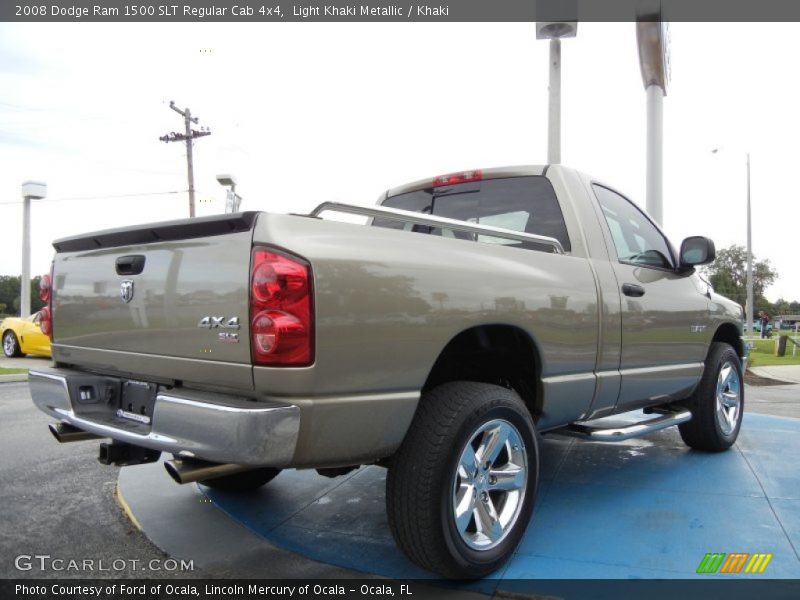  2008 Ram 1500 SLT Regular Cab 4x4 Light Khaki Metallic