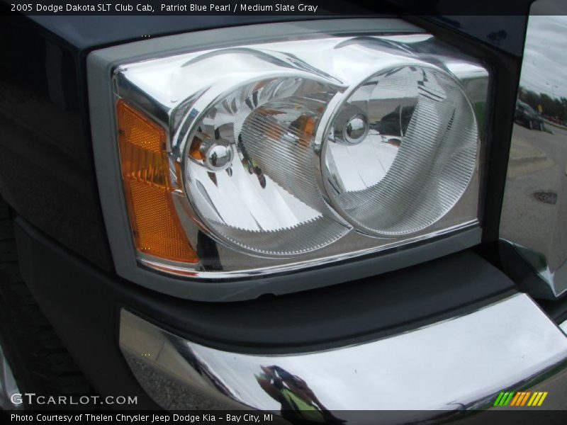 Patriot Blue Pearl / Medium Slate Gray 2005 Dodge Dakota SLT Club Cab