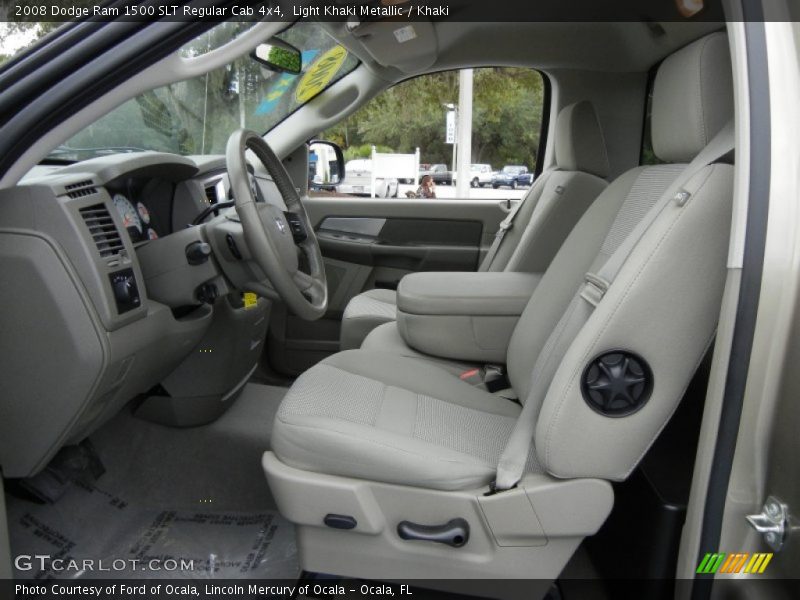  2008 Ram 1500 SLT Regular Cab 4x4 Khaki Interior