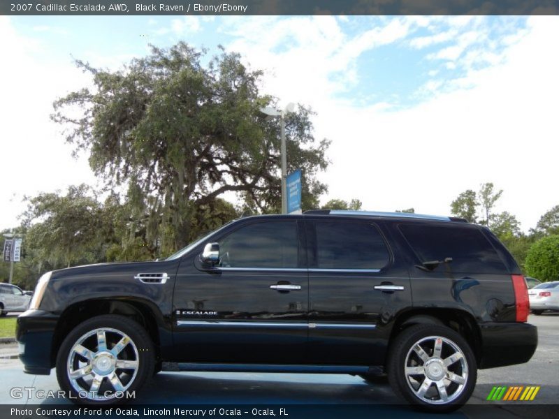 Black Raven / Ebony/Ebony 2007 Cadillac Escalade AWD