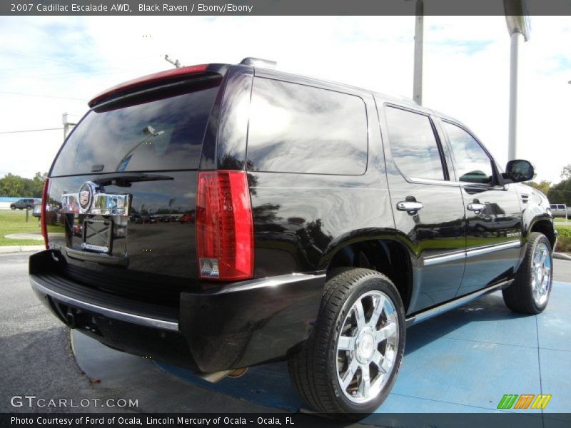 Black Raven / Ebony/Ebony 2007 Cadillac Escalade AWD