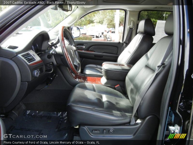 Black Raven / Ebony/Ebony 2007 Cadillac Escalade AWD