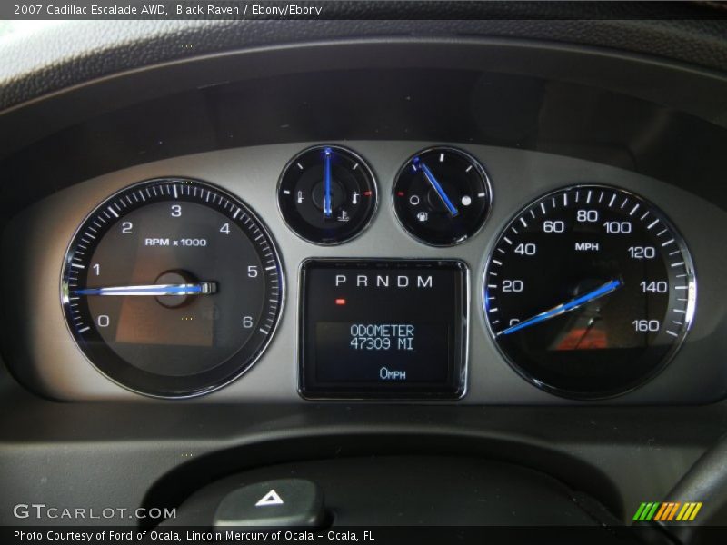 Black Raven / Ebony/Ebony 2007 Cadillac Escalade AWD