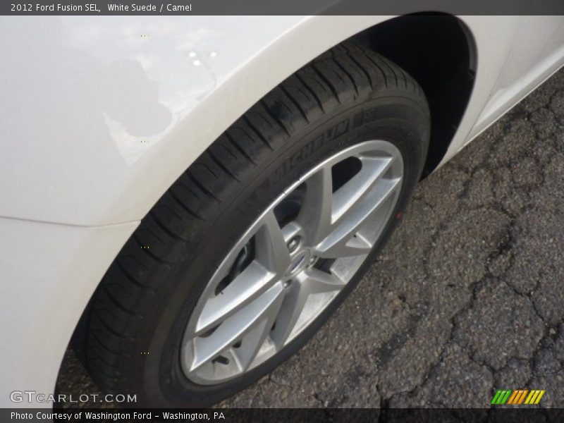 White Suede / Camel 2012 Ford Fusion SEL