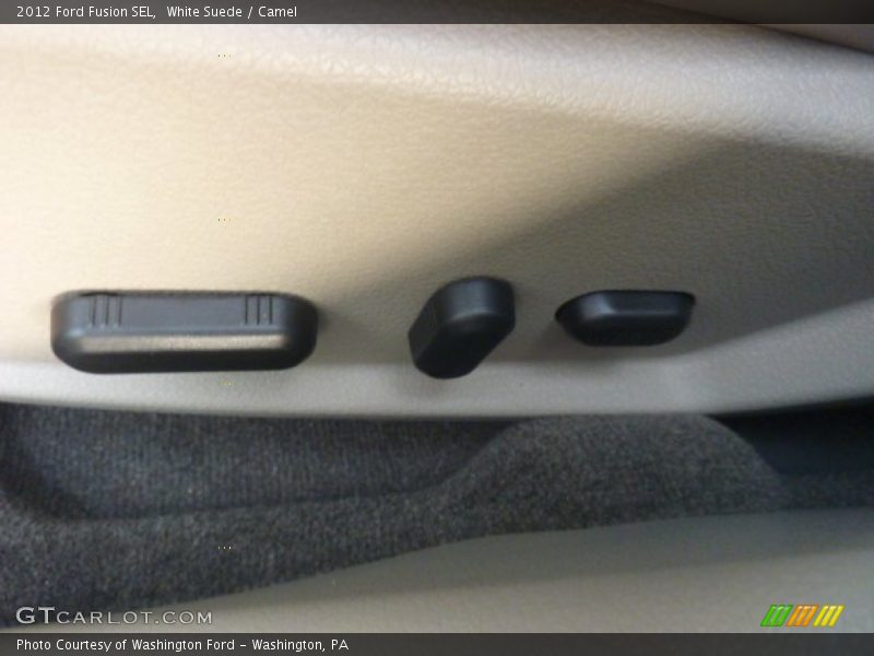 White Suede / Camel 2012 Ford Fusion SEL