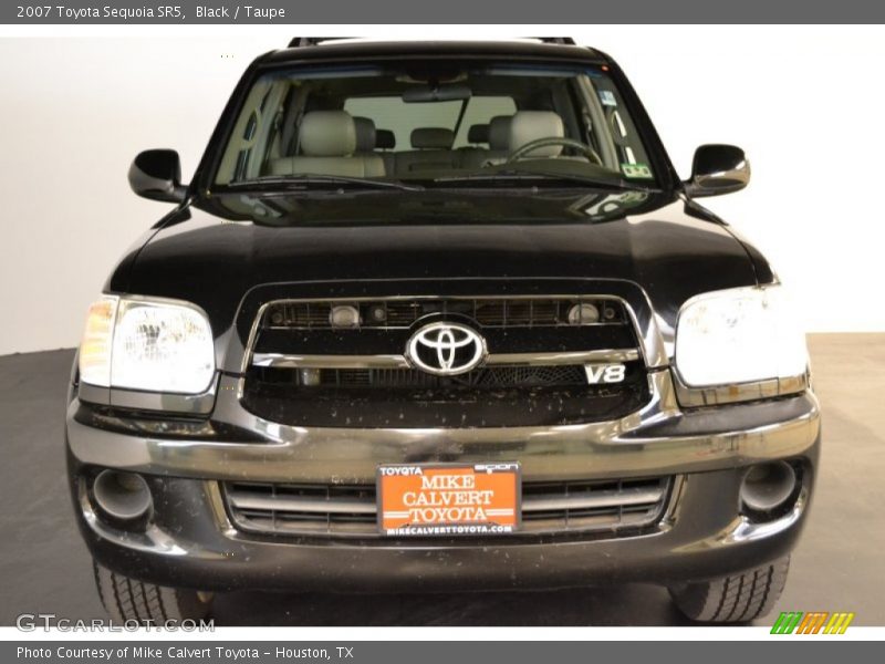Black / Taupe 2007 Toyota Sequoia SR5