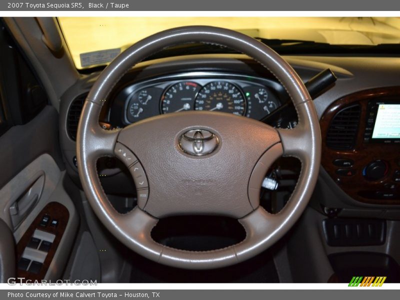Black / Taupe 2007 Toyota Sequoia SR5