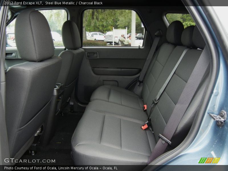 Steel Blue Metallic / Charcoal Black 2012 Ford Escape XLT