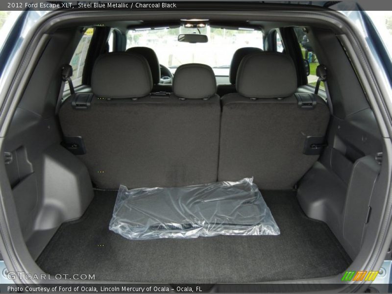Steel Blue Metallic / Charcoal Black 2012 Ford Escape XLT