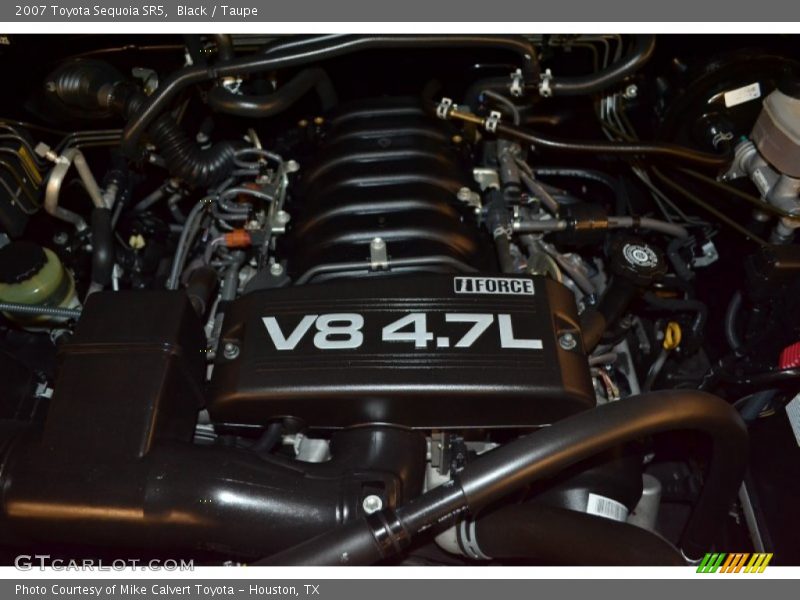 Black / Taupe 2007 Toyota Sequoia SR5