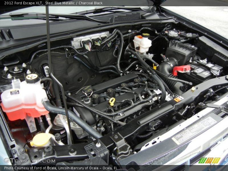 Steel Blue Metallic / Charcoal Black 2012 Ford Escape XLT