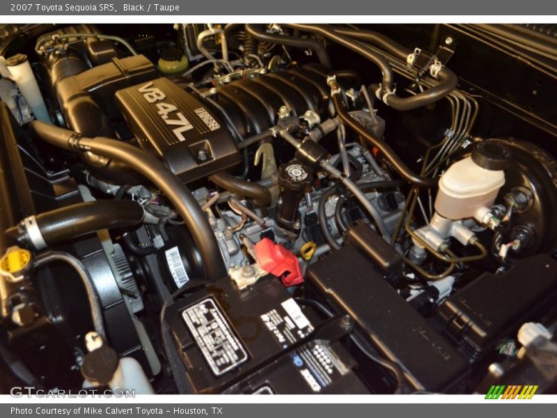 Black / Taupe 2007 Toyota Sequoia SR5