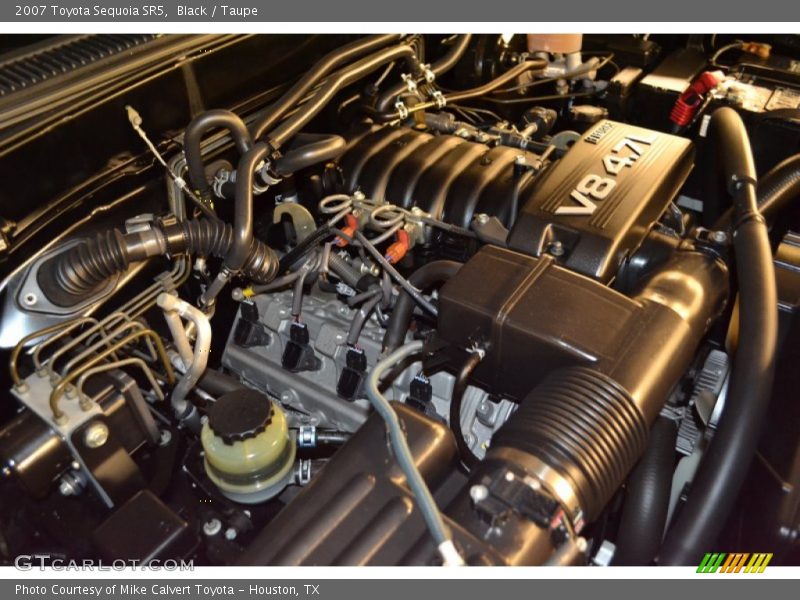 Black / Taupe 2007 Toyota Sequoia SR5