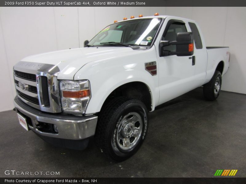 Oxford White / Medium Stone 2009 Ford F350 Super Duty XLT SuperCab 4x4