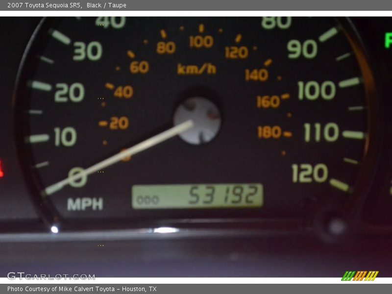 Black / Taupe 2007 Toyota Sequoia SR5