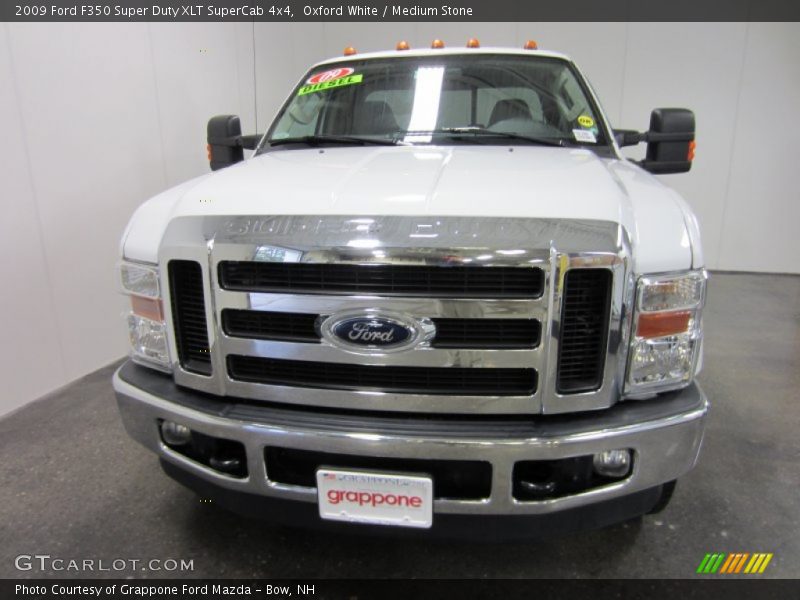 Oxford White / Medium Stone 2009 Ford F350 Super Duty XLT SuperCab 4x4