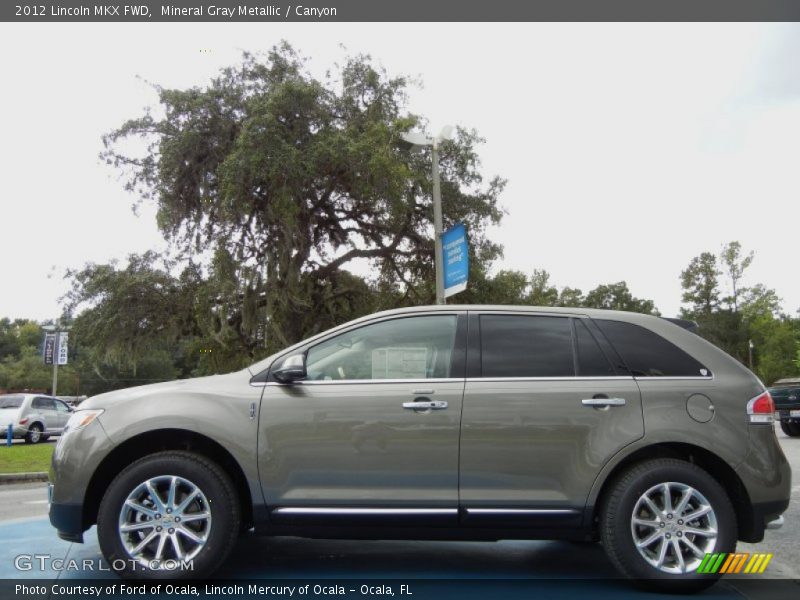  2012 MKX FWD Mineral Gray Metallic