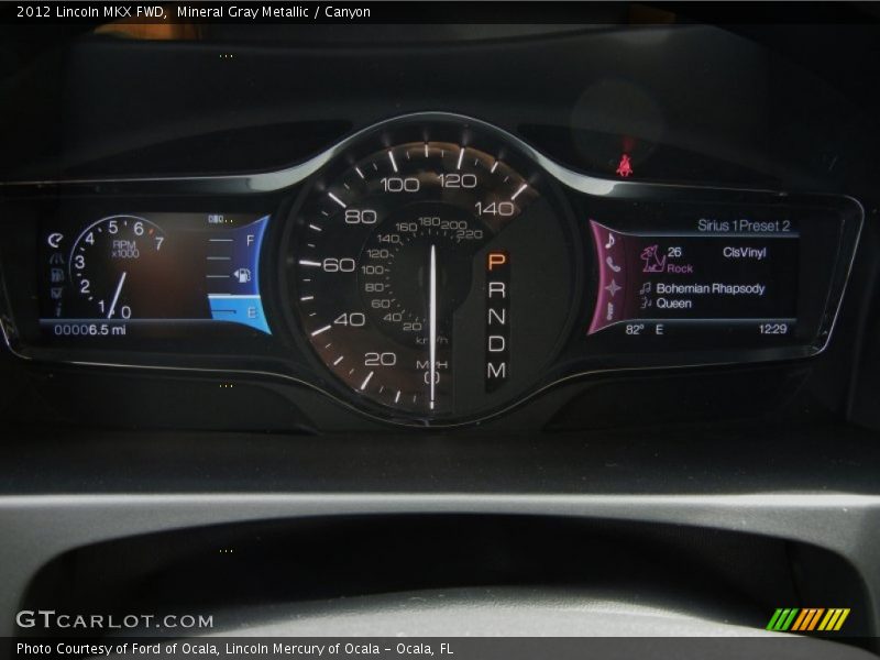  2012 MKX FWD FWD Gauges