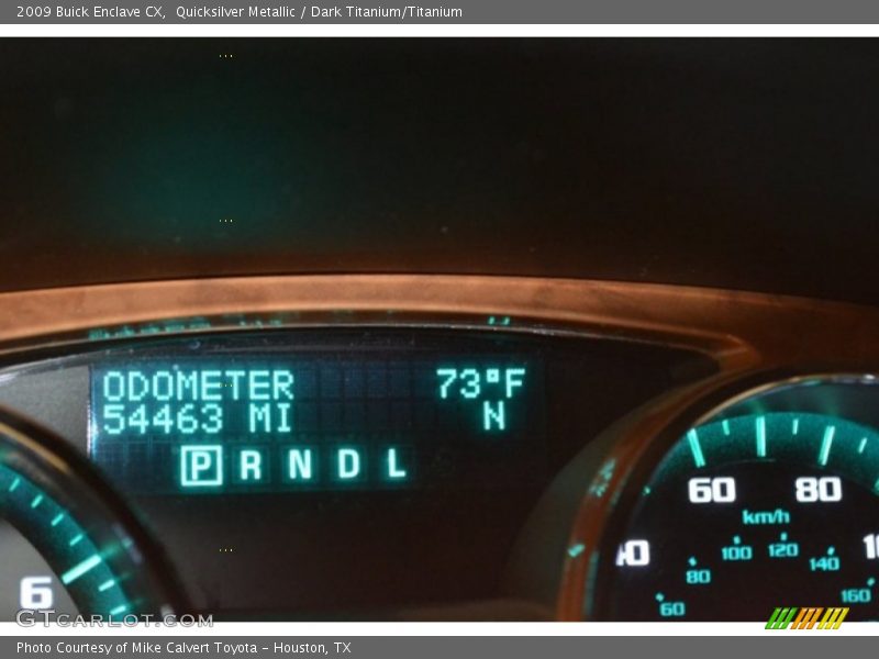Quicksilver Metallic / Dark Titanium/Titanium 2009 Buick Enclave CX