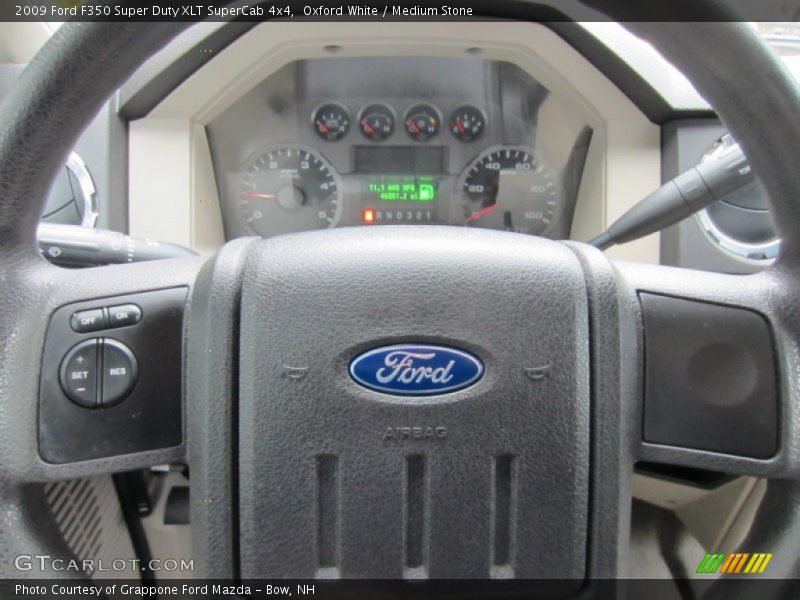 Oxford White / Medium Stone 2009 Ford F350 Super Duty XLT SuperCab 4x4