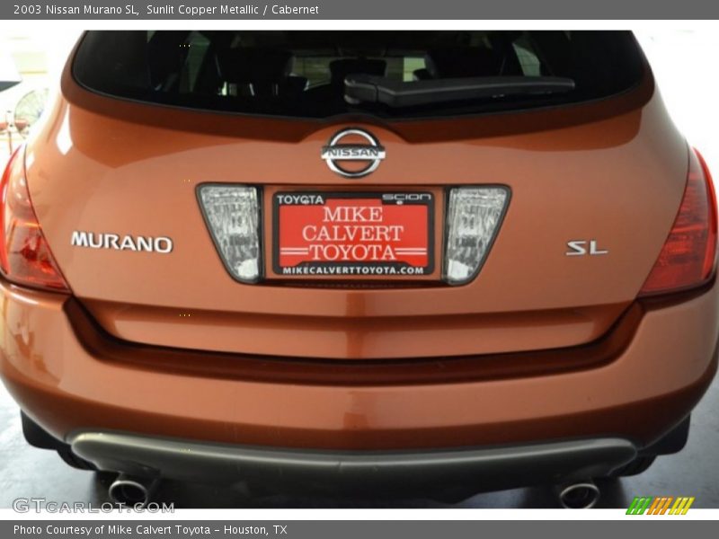 Sunlit Copper Metallic / Cabernet 2003 Nissan Murano SL