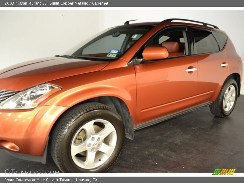 Sunlit Copper Metallic / Cabernet 2003 Nissan Murano SL