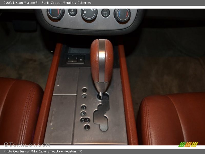  2003 Murano SL CVT Automatic Shifter