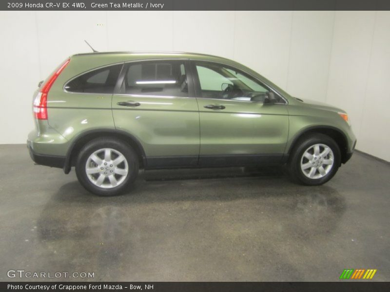 Green Tea Metallic / Ivory 2009 Honda CR-V EX 4WD