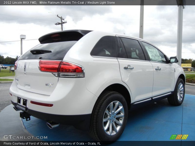  2012 MKX FWD White Platinum Metallic Tri-Coat