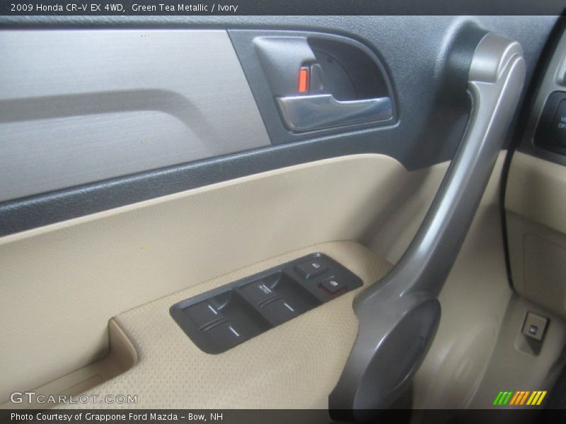 Green Tea Metallic / Ivory 2009 Honda CR-V EX 4WD