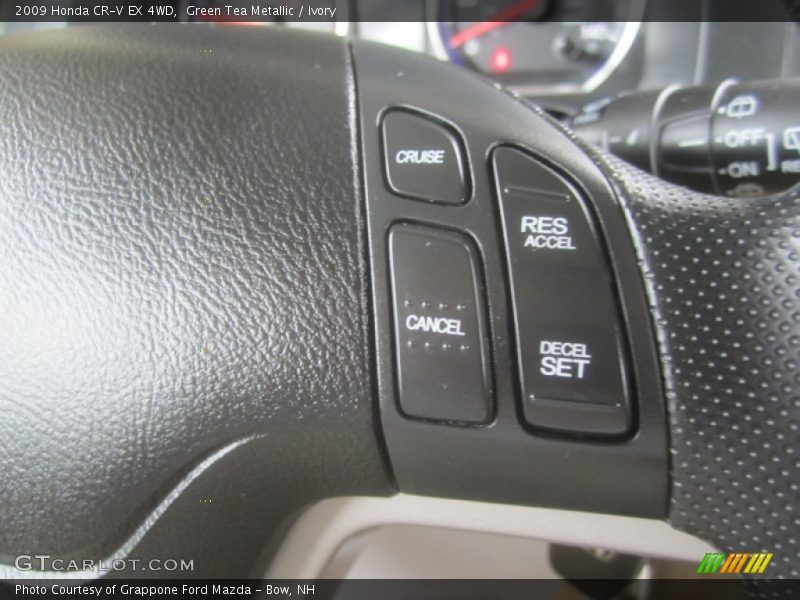 Green Tea Metallic / Ivory 2009 Honda CR-V EX 4WD