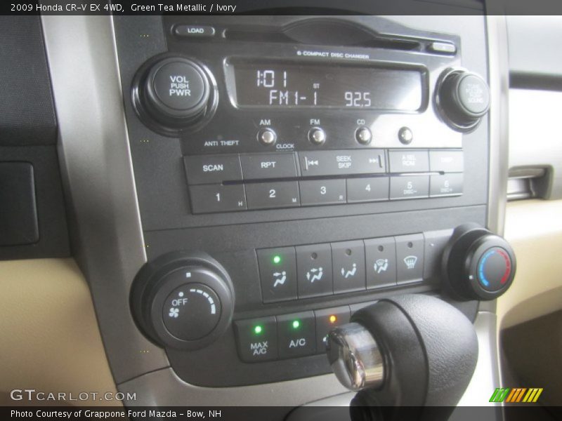 Green Tea Metallic / Ivory 2009 Honda CR-V EX 4WD