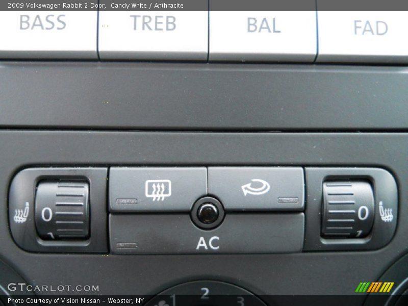 Controls of 2009 Rabbit 2 Door