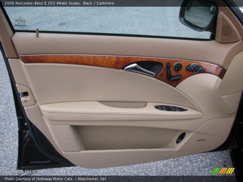 Black / Cashmere 2008 Mercedes-Benz E 350 4Matic Sedan
