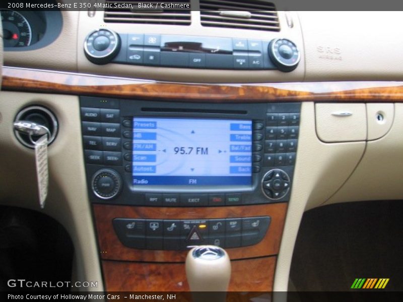 Black / Cashmere 2008 Mercedes-Benz E 350 4Matic Sedan