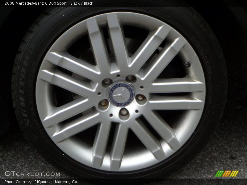 Black / Black 2008 Mercedes-Benz C 300 Sport