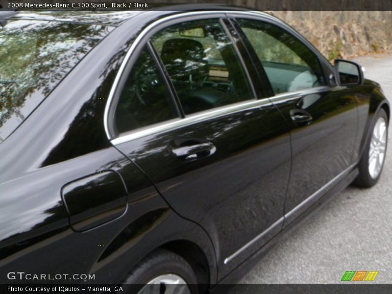 Black / Black 2008 Mercedes-Benz C 300 Sport