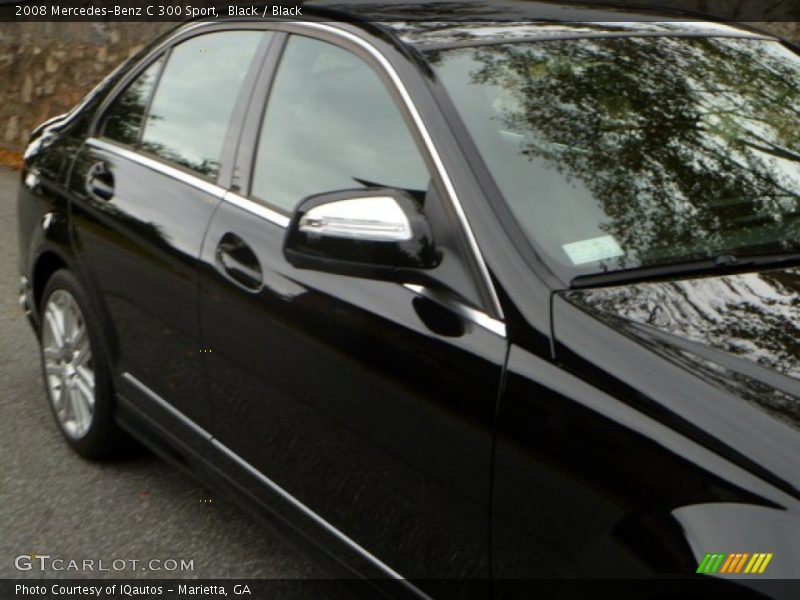 Black / Black 2008 Mercedes-Benz C 300 Sport