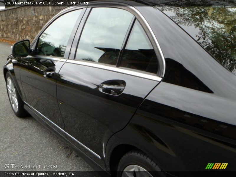 Black / Black 2008 Mercedes-Benz C 300 Sport