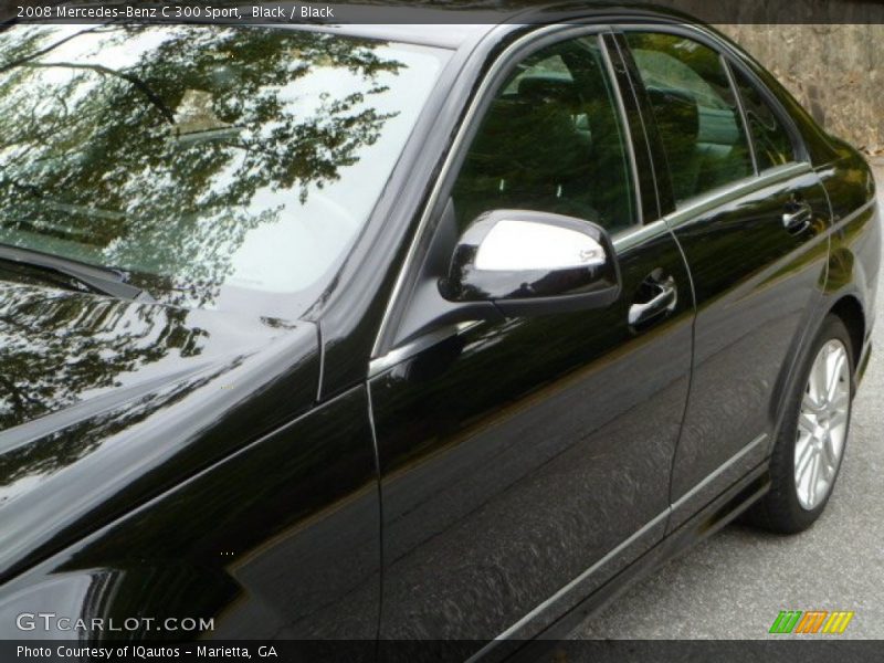 Black / Black 2008 Mercedes-Benz C 300 Sport