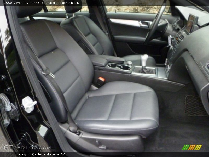 Black / Black 2008 Mercedes-Benz C 300 Sport