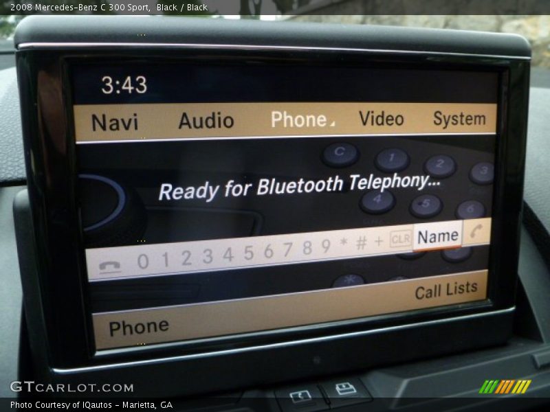 Black / Black 2008 Mercedes-Benz C 300 Sport