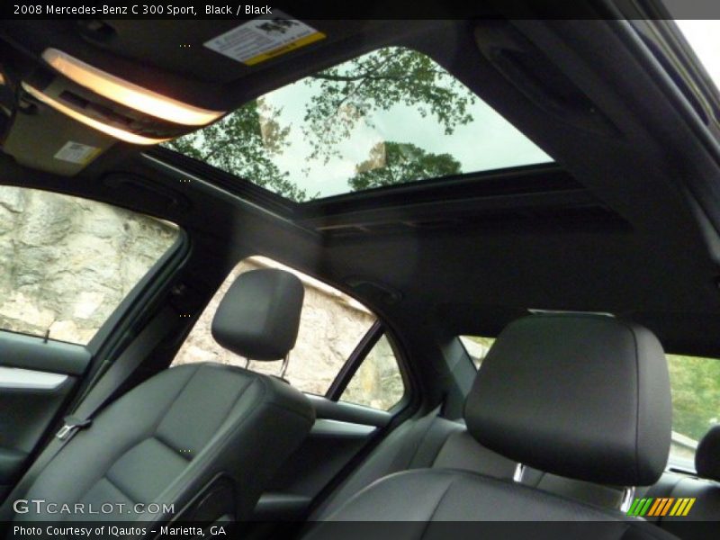 Black / Black 2008 Mercedes-Benz C 300 Sport