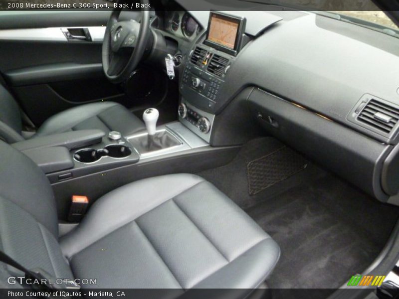 Black / Black 2008 Mercedes-Benz C 300 Sport