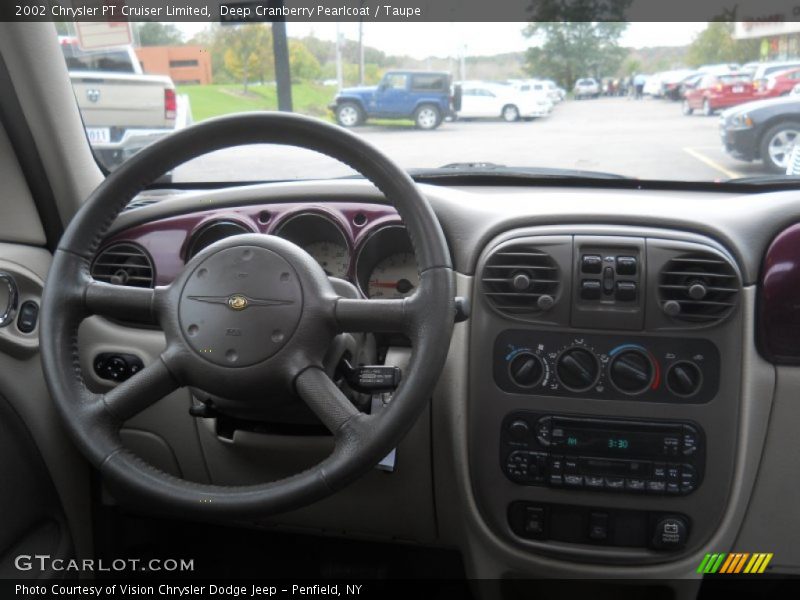 Deep Cranberry Pearlcoat / Taupe 2002 Chrysler PT Cruiser Limited