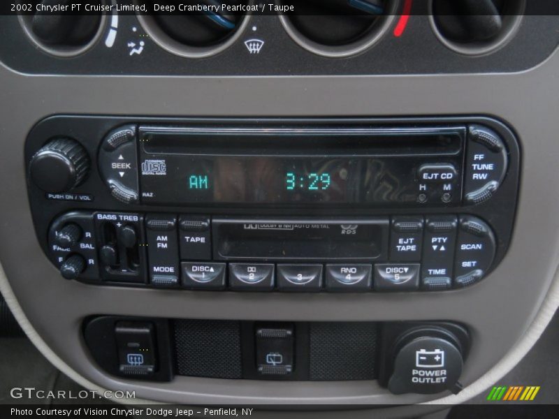 Deep Cranberry Pearlcoat / Taupe 2002 Chrysler PT Cruiser Limited