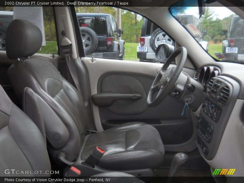 Deep Cranberry Pearlcoat / Taupe 2002 Chrysler PT Cruiser Limited