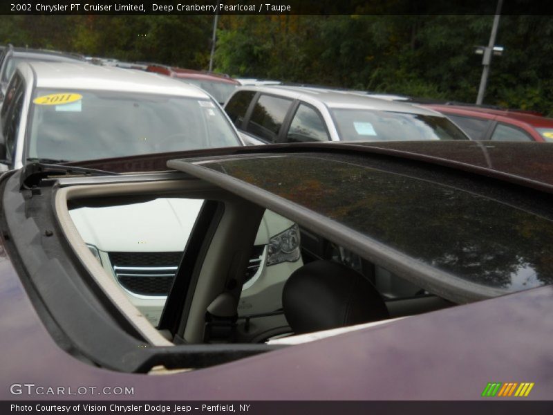 Deep Cranberry Pearlcoat / Taupe 2002 Chrysler PT Cruiser Limited