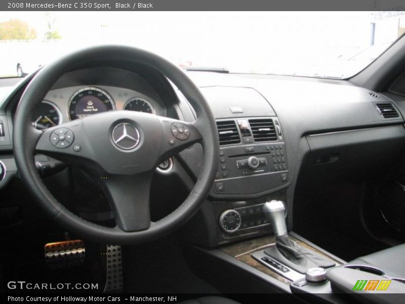 Black / Black 2008 Mercedes-Benz C 350 Sport